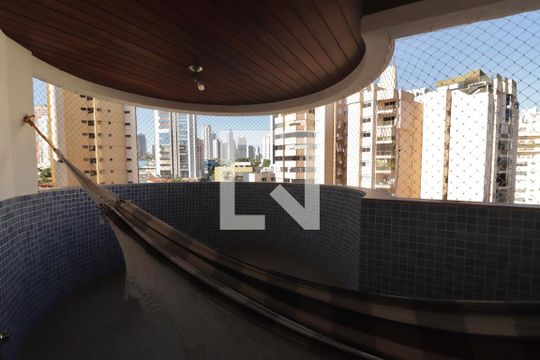 sacada/ varanda de apartamento para alugar com 4 quartos, 290m² em Setor Oeste, Goiânia
