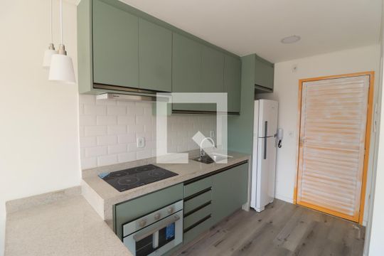 Cozinha de kitnet/studio à venda com 0 quarto, 28m² em Vila Carrão, São Paulo