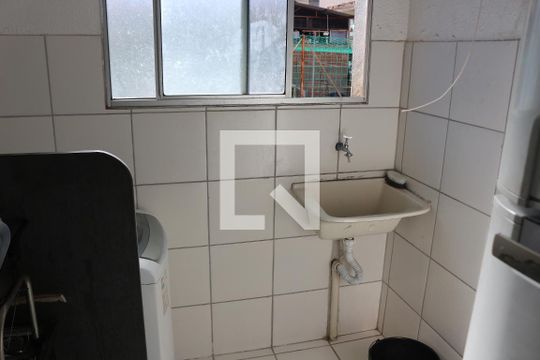 Área de Serviço de apartamento à venda com 2 quartos, 45m² em Diamante, Belo Horizonte