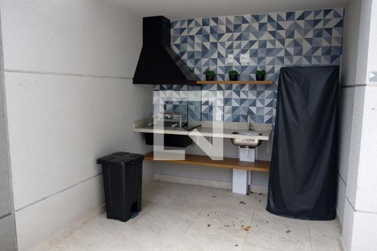 Área comum - Churrasqueira de apartamento para alugar com 1 quarto, 34m² em Centro, Osasco