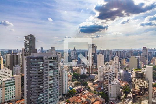 Vista de apartamento para alugar com 1 quarto, 48m² em Pinheiros, São Paulo