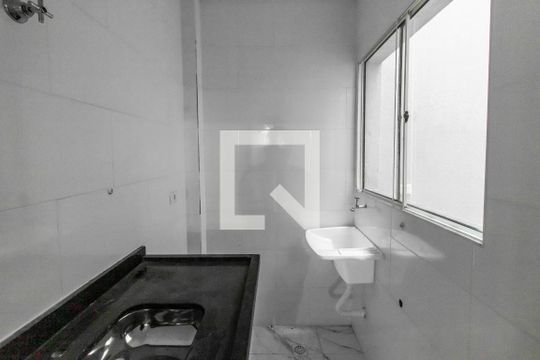 Cozinha de apartamento para alugar com 1 quarto, 26m² em Jardim Nordeste, São Paulo
