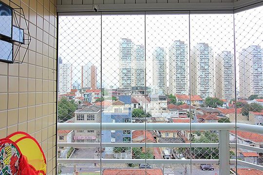 Sala Sacada de apartamento à venda com 3 quartos, 180m² em Centro, São Bernardo do Campo