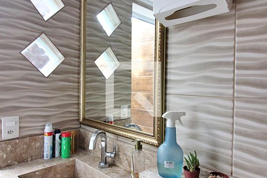 Lavabo  de casa de condomínio à venda com 3 quartos, 232m² em Vila Sao Leopoldo, São Bernardo do Campo
