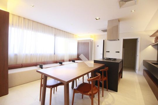 Area Gourmet de kitnet/studio para alugar com 1 quarto, 31m² em Indianópolis, São Paulo