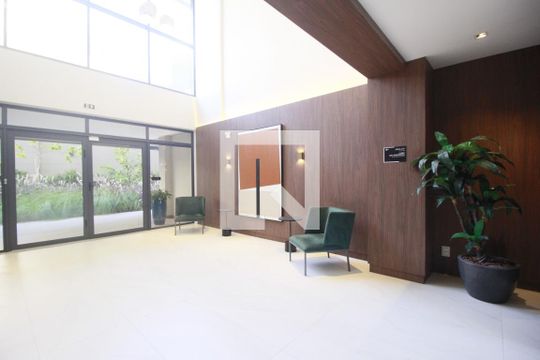 Área comum de kitnet/studio para alugar com 1 quarto, 31m² em Indianópolis, São Paulo