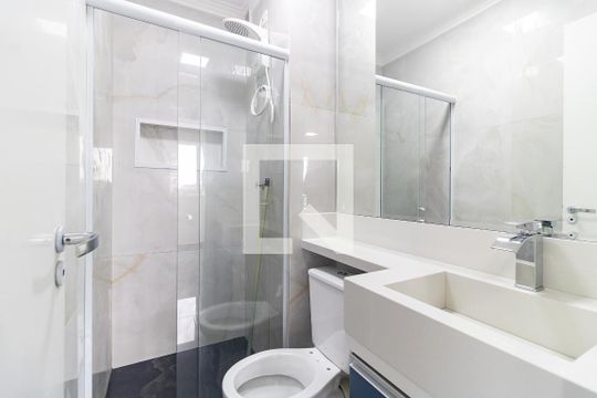 Banheiro de apartamento para alugar com 2 quartos, 39m² em Sacomã, São Paulo