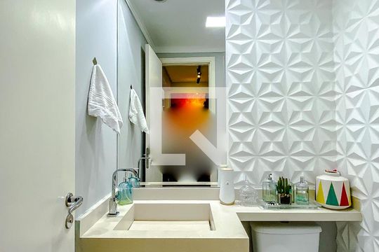 Lavabo de apartamento à venda com 3 quartos, 112m² em Mooca, São Paulo