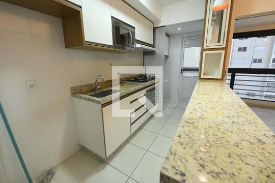Cozinha de apartamento à venda com 2 quartos, 60m² em São Francisco, Goiânia