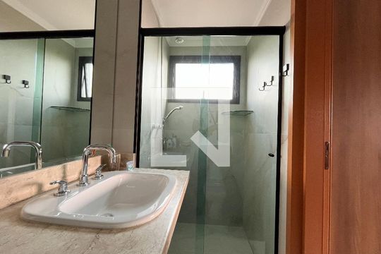 Banheiro da Suíte de apartamento à venda com 2 quartos, 60m² em Mirandópolis, São Paulo