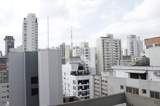Vista do Solarium de apartamento à venda com 1 quarto, 94m² em Jardim Paulista, São Paulo