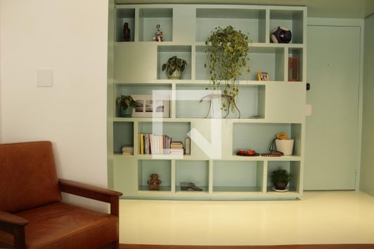 Sala de apartamento à venda com 1 quarto, 94m² em Jardim Paulista, São Paulo
