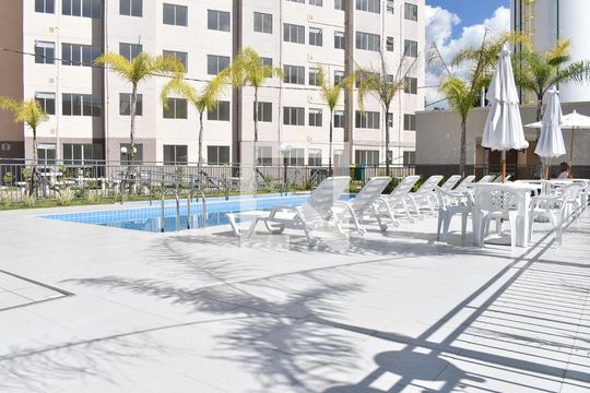 Área comum - Piscina de apartamento para alugar com 2 quartos, 50m² em Campo Grande, Rio de Janeiro