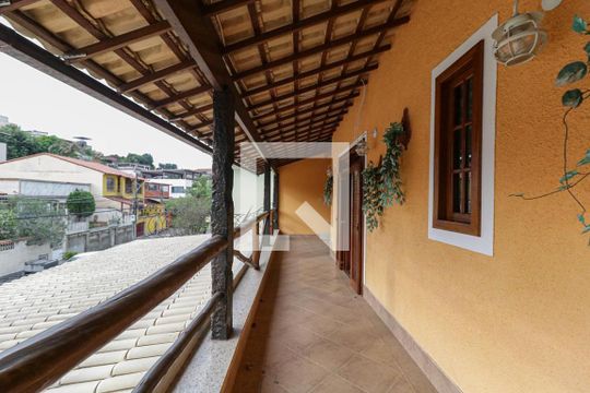 Varanda Quarto 4 - Suíte de casa de condomínio à venda com 5 quartos, 450m² em Cachambi, Rio de Janeiro