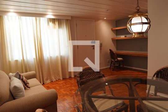 Sala de apartamento para alugar com 1 quarto, 60m² em Cerqueira César, São Paulo