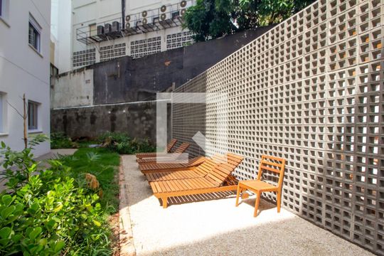 Solarium de apartamento para alugar com 1 quarto, 25m² em Vila Buarque, São Paulo