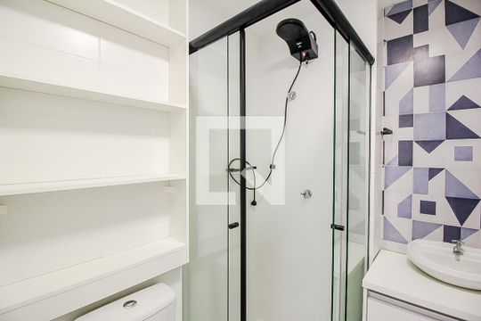 1 Banheiro de apartamento para alugar com 1 quarto, 25m² em Vila Buarque, São Paulo