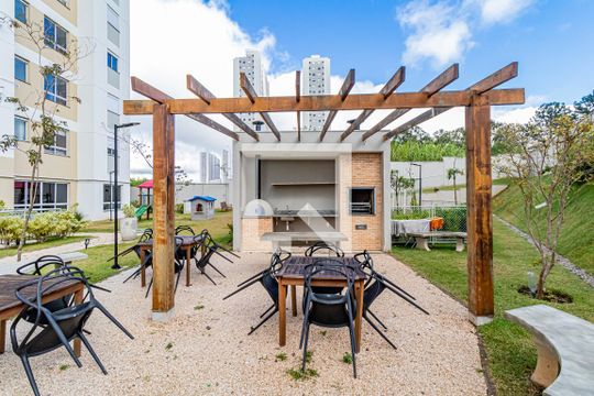 Área comum - Churrasqueira de apartamento para alugar com 2 quartos, 47m² em Jardim Boa Vista (zona Oeste), Osasco