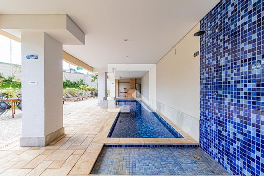 Área comum - Piscina de apartamento para alugar com 2 quartos, 47m² em Jardim Boa Vista (zona Oeste), Osasco