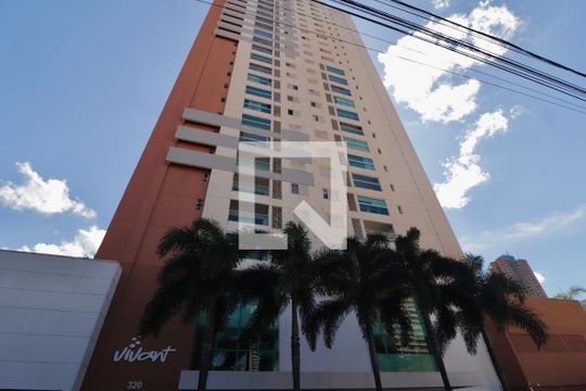 Fachada de apartamento para alugar com 1 quarto, 51m² em Setor Marista, Goiânia