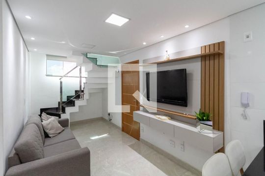 Sala/Cozinha de apartamento à venda com 3 quartos, 101m² em Santa Mônica, Belo Horizonte