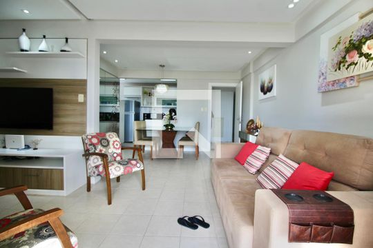 Sala de apartamento para alugar com 1 quarto, 80m² em Pituba, Salvador