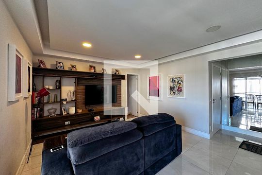 Sala de apartamento à venda com 3 quartos, 108m² em Brooklin Paulista, São Paulo