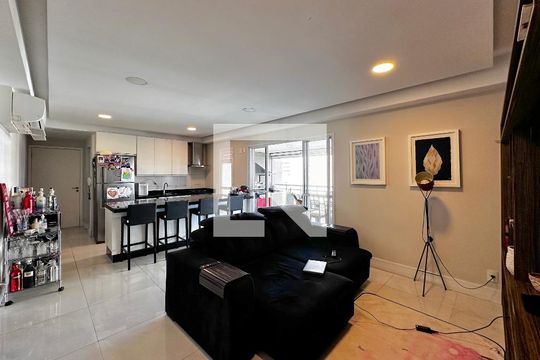Sala de apartamento à venda com 3 quartos, 108m² em Brooklin Paulista, São Paulo