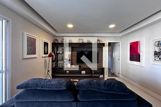 Sala de apartamento à venda com 3 quartos, 108m² em Brooklin Paulista, São Paulo