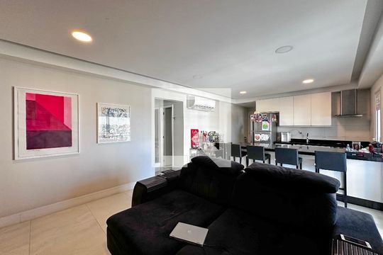 Sala de apartamento à venda com 3 quartos, 108m² em Brooklin Paulista, São Paulo