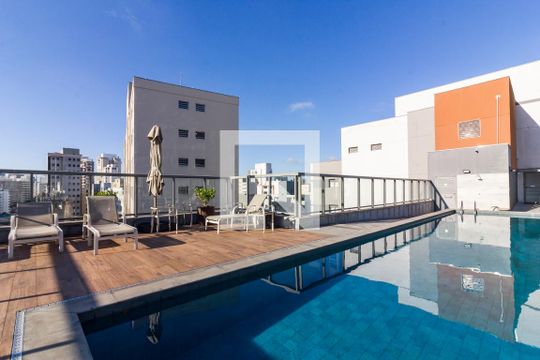 Área comum - Piscina de apartamento para alugar com 1 quarto, 50m² em Jardim Paulista, São Paulo