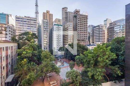Vista da Varanda de apartamento para alugar com 1 quarto, 50m² em Jardim Paulista, São Paulo