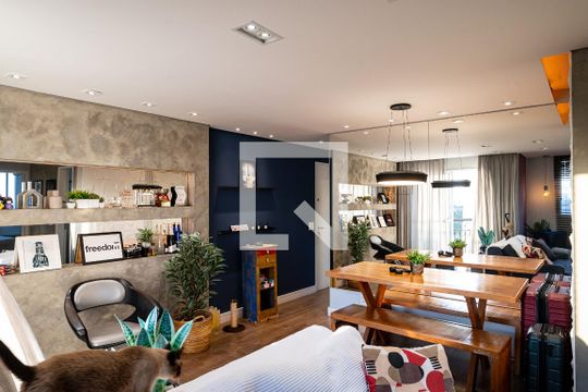 Sala de apartamento à venda com 2 quartos, 63m² em Vila Paulista, São Paulo