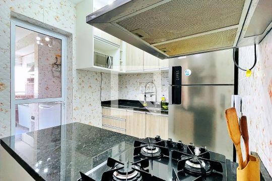Cozinha de apartamento para alugar com 3 quartos, 74m² em Vila Barros, Guarulhos