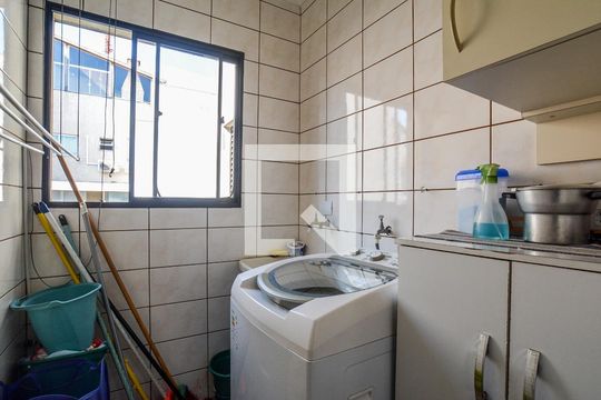 Área de Serviço de apartamento à venda com 2 quartos, 72m² em Vila Pires, Santo André