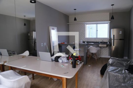 Área comum de apartamento à venda com 1 quarto, 58m² em Vila Guedes, São Paulo