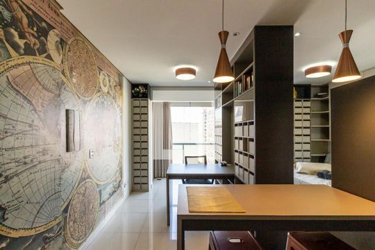 Sala de kitnet/studio à venda com 1 quarto, 40m² em Centro, São Paulo