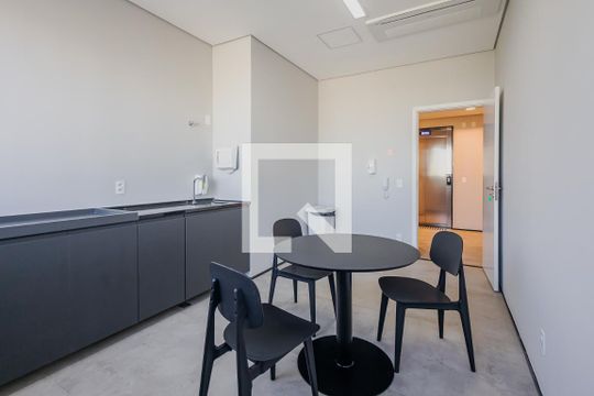 Área comum de kitnet/studio para alugar com 1 quarto, 29m² em Jardim Paulista, São Paulo