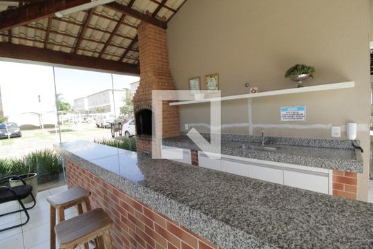 Área comum - Churrasqueira de apartamento para alugar com 2 quartos, 52m² em Jardim Holanda, Uberlândia