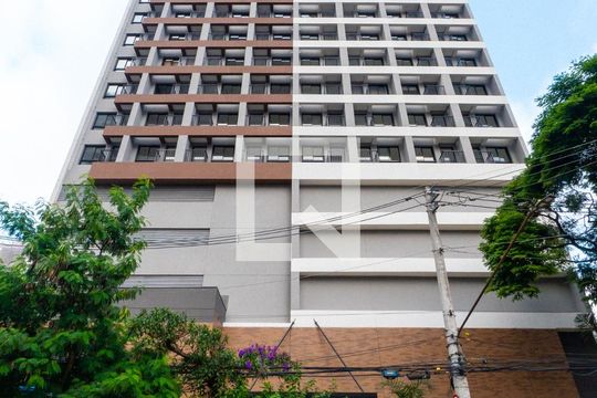 Fachada do Prédio de kitnet/studio para alugar com 1 quarto, 21m² em Vila Mariana, São Paulo