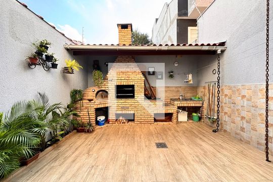 Área comum - Churrasqueira de casa à venda com 4 quartos, 239m² em Vila Floresta, Santo André