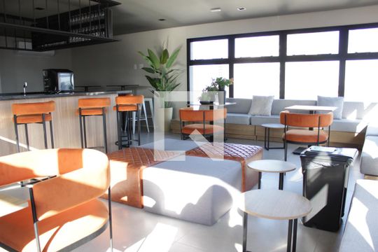 Área comum de kitnet/studio para alugar com 1 quarto, 23m² em Pinheiros, São Paulo