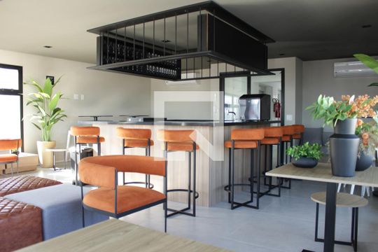 Área comum de kitnet/studio para alugar com 1 quarto, 23m² em Pinheiros, São Paulo