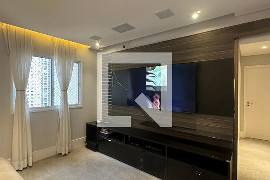 Sala de Estar de apartamento para alugar com 3 quartos, 171m² em Jardim Arpoador, São Paulo