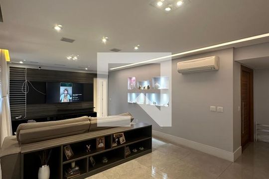 Sala de Estar de apartamento para alugar com 3 quartos, 171m² em Jardim Arpoador, São Paulo