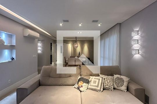 Sala de Estar de apartamento para alugar com 3 quartos, 171m² em Jardim Arpoador, São Paulo