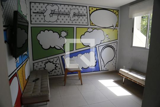 Área comum - Sala de TV de apartamento para alugar com 2 quartos, 43m² em Jaraguá, São Paulo