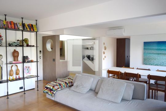 Sala de apartamento à venda com 1 quarto, 87m² em Pinheiros, São Paulo