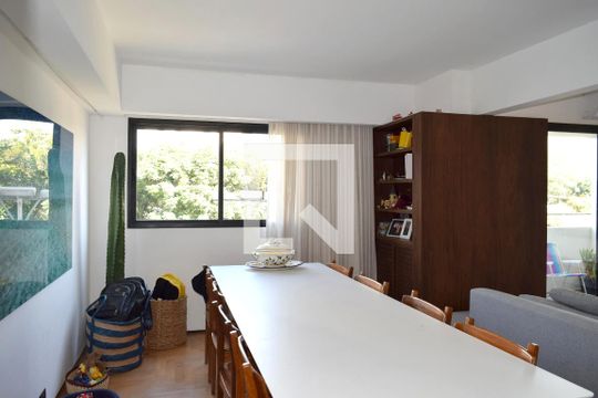 Sala de jantar de apartamento à venda com 1 quarto, 87m² em Pinheiros, São Paulo