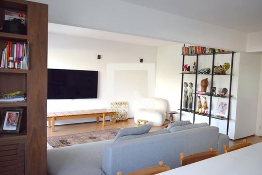 Sala de apartamento à venda com 1 quarto, 87m² em Pinheiros, São Paulo